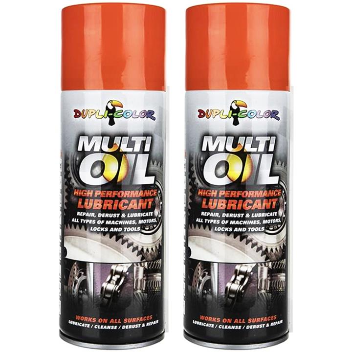 اسپری روان کننده و زنگ بر دوپلی کالر مدل Multi Oil حجم 400 میلی لیتر بسته 2 عددی